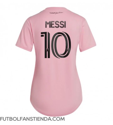 Inter Miami Lionel Messi #10 Primera Equipación Mujer 2023-24 Manga Corta